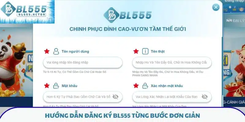 Hướng dẫn đăng ký BL555 từng bước đơn giản